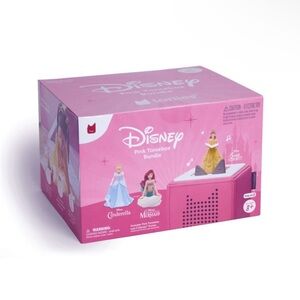 SOLD New in Box Pink Tonie Box & 3 Disney Princess Tonies
